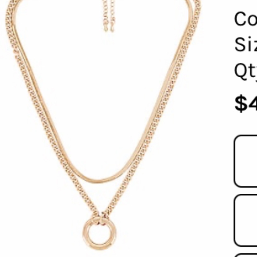 Good As Gold Necklace 15$